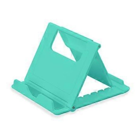 Justerbart Mobiltelefonfäste med Flera Vinklar Universal för Telefon Surfplatta Bordsstativ Vikbart Ställ Blå