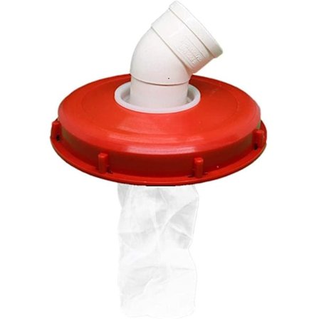 Ibc lokkfilter Ibc tanktilbehør 163mm/245mm nylonfilterdeksel med nett