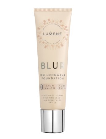 LUMENE Blur 16H Longwear Spf15 Foundation 0 Light Ivory - 30 ml