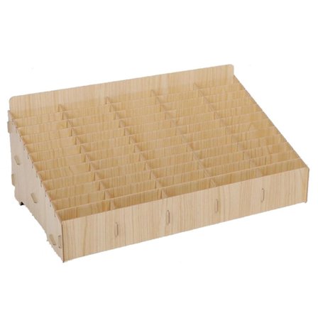 Penneholder i tre, enkel pennboks, multi-penneholder, oppbevaring for skrivebord, skole, kontor, klasserom