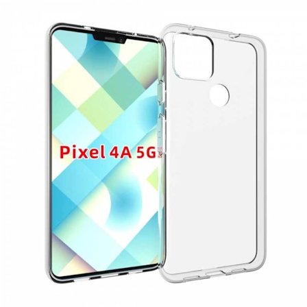 Google Pixel 4a 5G Stötdämpande Mjukt Skal Simple