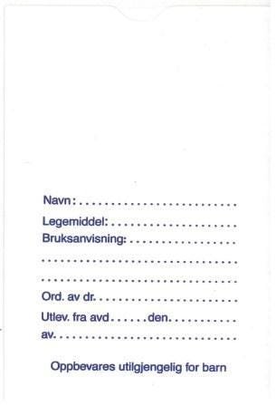 Saranpose nr3 m/tekst 90x140mm