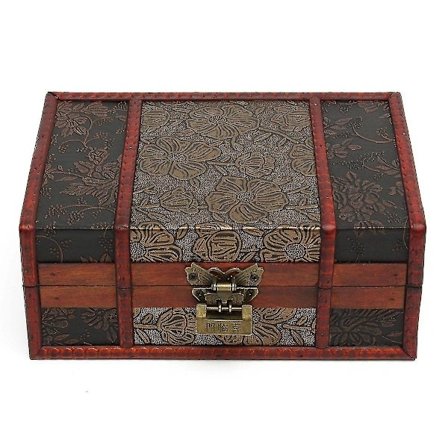 Lar Rative Prydnadssmycken Vinta Stor Låda