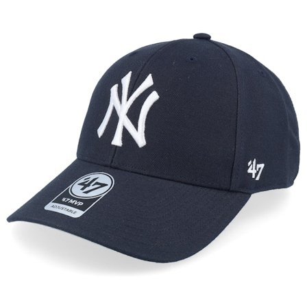 47 Brand - MLB Blau Adjustable Cap - New York Yankees Mvp Navy Adjustable @ Hatstore