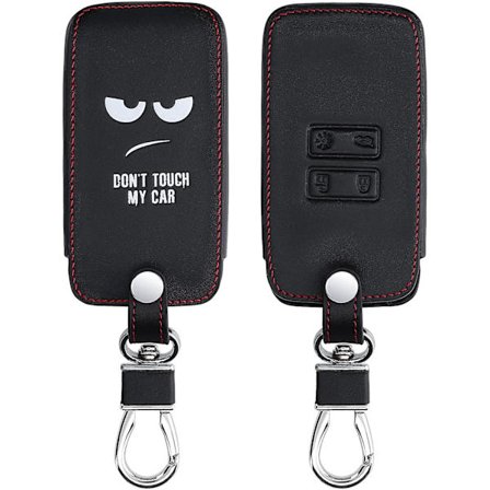 Renault 4-painikkeen älyavaimeen sopiva autoavaimen kotelo (vain Keyless Go) PU-nahkainen autoavaimen kotelo Älä koske
