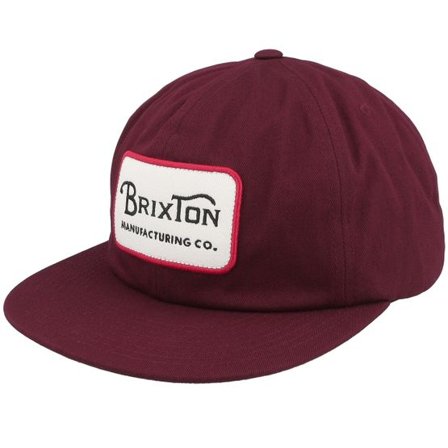 Brixton - Röd snapback Keps - Grade High Profile Port Snapback @ Hatstore