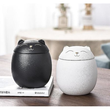 Katteurner for Aske, Dyreurner for Katteaske, Urne, Minnesmerker for Kjæledyr, Katteurner 7,6 cm X 8,1 cm Kremeringsurner for Kjæledyr