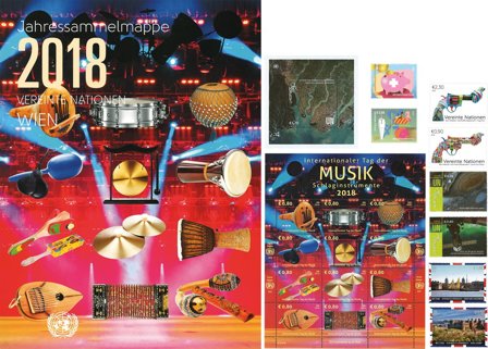 FN Wien - Årsmappe 2018 - Postfrisk