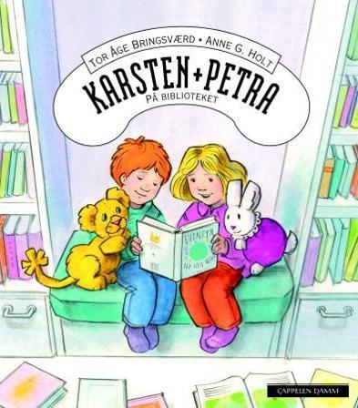 Karsten og Petra på biblioteket - Bok av Tor Åge Bringsværd - Hardback