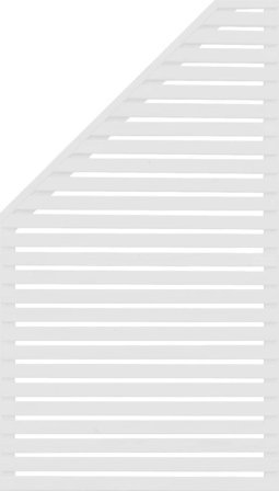 Jabo Horizont 3 Skärm 79 x 159 cm, vit, vänster, Utemiljö