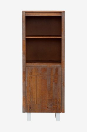 Loft24 - Bokhylle Lagos, 140 cm - Brun - Bokhyller - Fra Homeroom