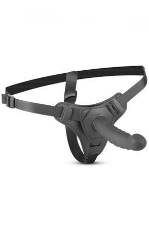 Easytoys Silicone Strap-On Bended 14,5 cm Strap-on valjailla