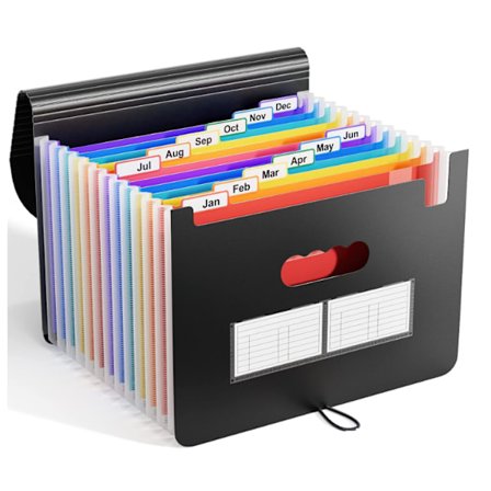 A4 Sorter / Dokument Range / Papir Opbevaring 12 rum - Sort