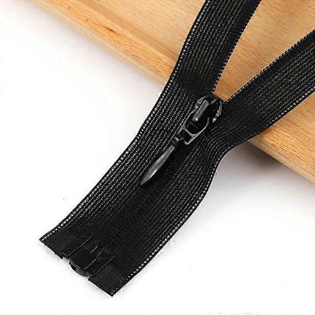 /EA/3# Skjulte lynlåse fintandet åben ende usynlig blonde lynlås fastgørelsesanordning tilbehør skrædder sort 90cm