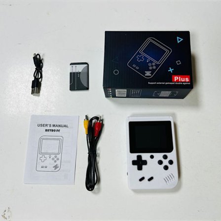 500-in-1 Retro Gameboy -kone Mini Kannettava Videopelikonsoli Sisäänrakennettu Klassinen Pelaaja Lapsille Aikuisille Hauska Lelu Lahjat