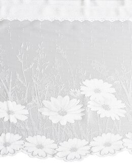 Kappemetervare jacquardvevd blondeJudy Hvit