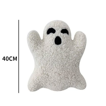 Halloween Ghost Pillow Valkoinen Ghost-täytetty pehmolelu