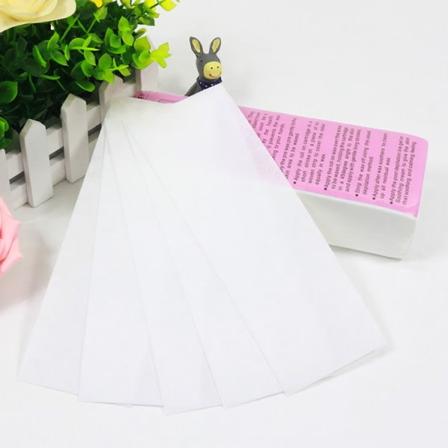 500 stk Hårborttagningsverktøy Nonwoven Epilatorpapir Hårborttagningsstrimler Underarmsvoksstrimler Epilering Hvit 20X7.5X0.1CM