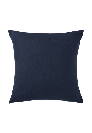 Åhléns Home Enfärgat kuddfodral MIKA 48x48 cm Kuddar Blå ONESIZE