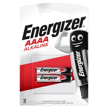 Energizer Alkaline Batteri alkaliskt, AAAA, 1,5 V, 2-pack, Batterier