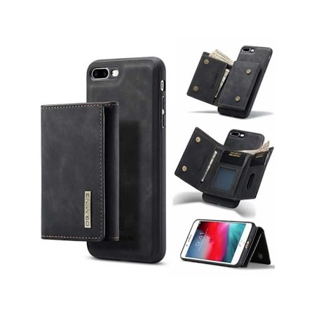 8-SLOT iPhone 7 Plus / 8 Plus stødsikkert cover med magnetisk kortholder DG.MING Afmonter