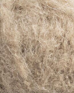 Garn Brushed Alpaca 50g Sand - Svarta Fåret