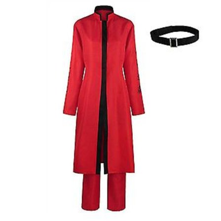 Anime Tokyo Revengers Kurokawa Izana Rindo Haitani Cosplay -asu, trenssiprintti Halloween Carnaval -juhliin, punamusta univormu (XXXL)