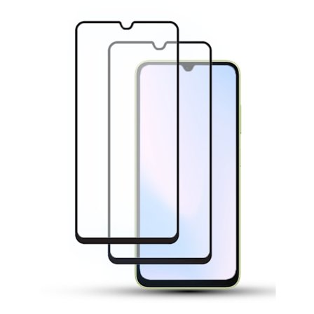 2-Pack SAMSUNG A05 Skærmbeskyttelse - Hærdet Glas 9H - Super kvalitet 3D