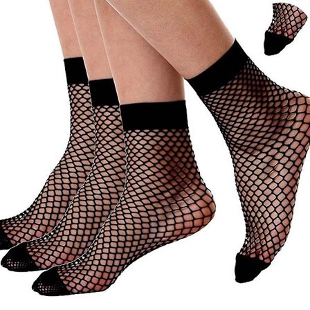 Dam Ankel High Tights Mini Diamond Netstrumpor 3 Pack