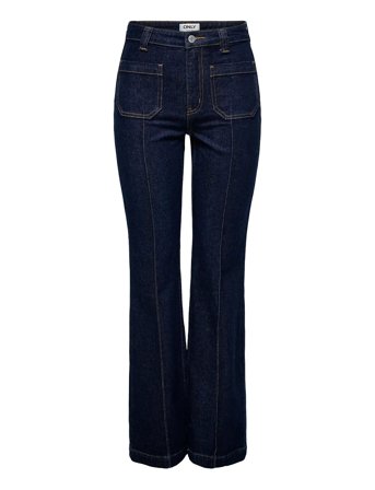 ONLY | Onlemily Hw Flared Rinse Dnm Mae | 27 x 32