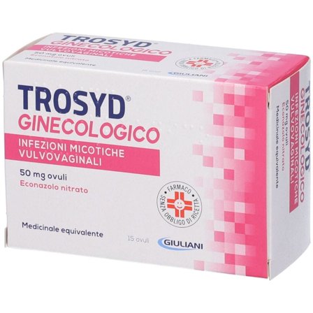 Trosyd Ginecol 50 mg Ovuli 15 Ovuli
