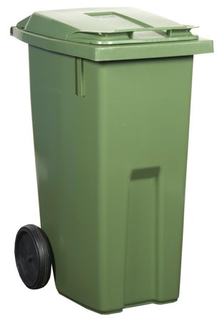 PWS 8001100477 Sopkärl med hjul, 140 l, Lager & miljö