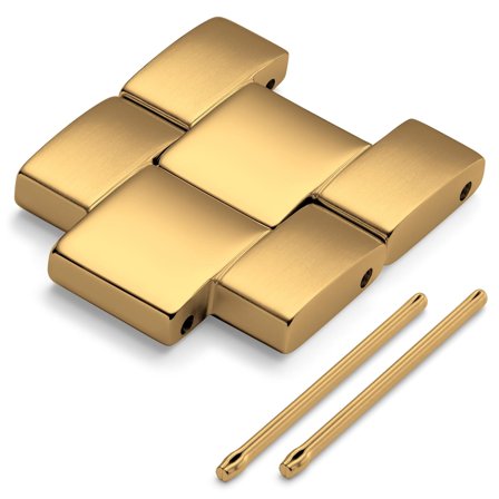 Dante | Elos Dourados em Aço Inoxidável para Pulseira de Relógio Dante para homens - Pulseiras de relógio