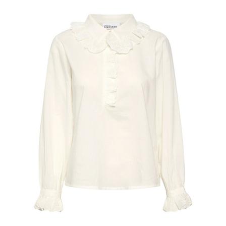 Karen by Simonsen Karen By Simonsen Evelynkb Bluse Bluser 10104035 Egret Hvid, Dame, Størrelse: XS