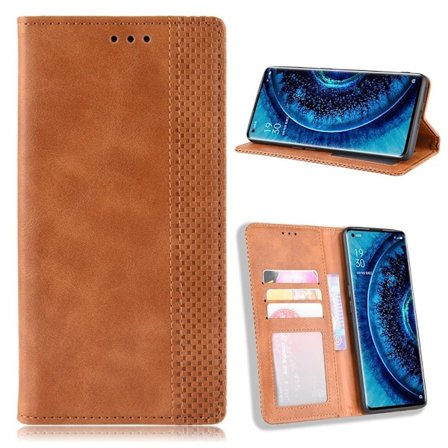 Bofink Vintage Oppo Find X2 Pro Etui - Brun