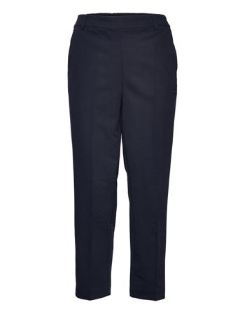 Kasakura Cropped Pants Slimfit Housut Pillihousut Navy Kaffe