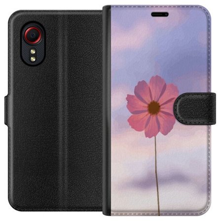 Plånboksfodral till Samsung Galaxy Xcover 5 med Rosa blomma