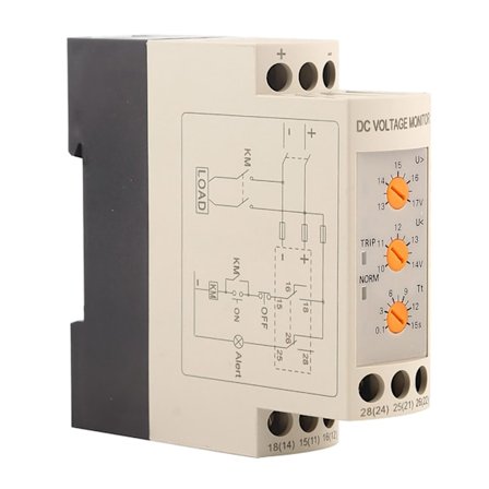 DVRD Overspændings- og Underspændingsbeskyttelsesrelæ (DC 12V)