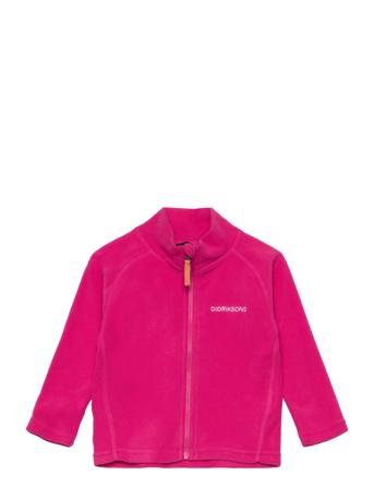 Monte Kids Fz 10 Outerwear Fleece Outerwear Fleece Jackets Rosa Didriksons*Betinget Tilbud