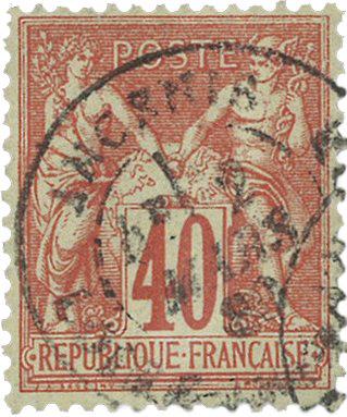 Frankrig 1878 - YT 70 - Stemplet