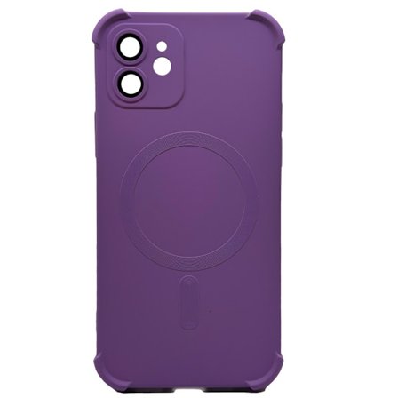 iPhone 12 - Silikonskal med Magnetiskt Stötskydd