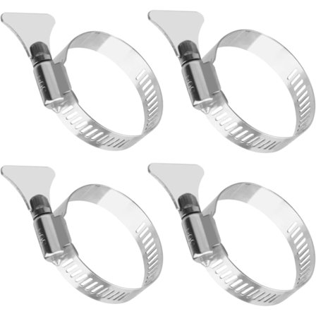 Högkvalitativa helt nya metalliska slangklämmor poolklämmor för ovanjordspooler ovanjordisk poolersättning 1 1/4" Meta