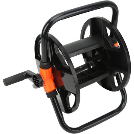 Slangvinda Vattenslang Förvaringsställ ABS Trädgårdsslangvinda Enkelarm Verktyg Slangvinda Vagn med Hjul för Biltvätt