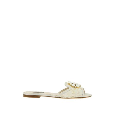 Dolce & Gabbana - Flip-flops - Vit - Dam - Storlek: 36 Eu, Dam, Storlek: 36 EU