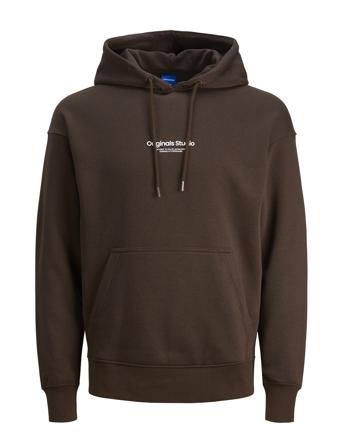 Jorvesterbro Sweat Hood Noos Tops Sweatshirts & Hoodies Hoodies Brown Jack & J S