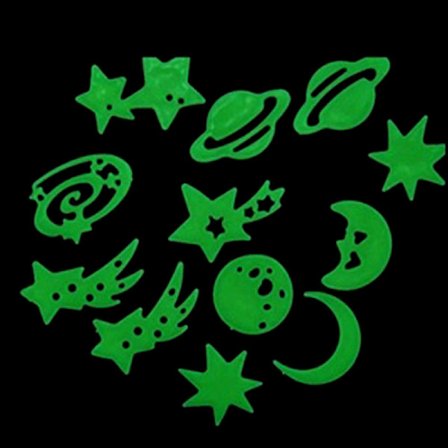 Inredning Pojkar Flickor Hem Vägg Glow In The Dark Dekaler Dekaler Baby Sovrum Barnrum Inredning SUPT