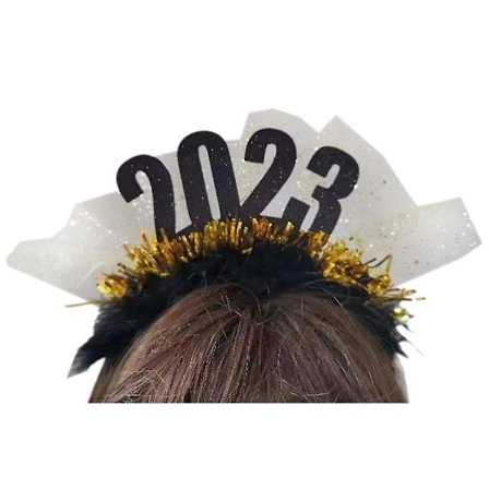 2023 New Year Hairhoop 2023 Gott Nytt År Pannband Hårband Party Headwear