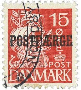 Danmark 1942 - Postfærgemærke AFA 16b - Stemplet