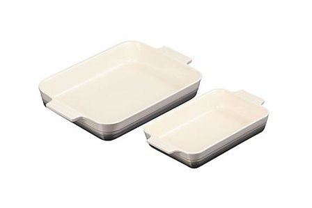 LE CREUSET Ildfast Formsett 25+32cm Flint