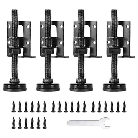 4 Pack Møbelnivelleringsfødder Møbelfødder Møbelnivellering
